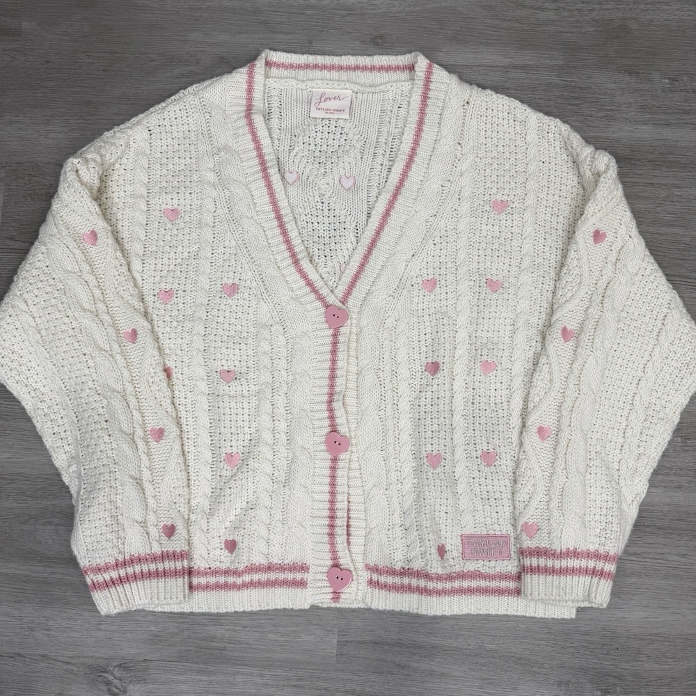 Original Taylor Swift Lover Album Cardigan Sweater Size XL/2XL
